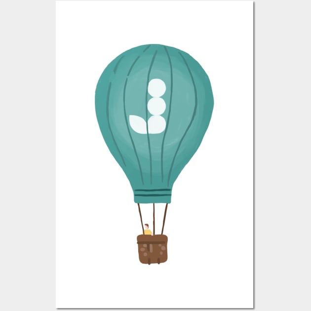 Hot Air Balloon Wall Art by Join Juno